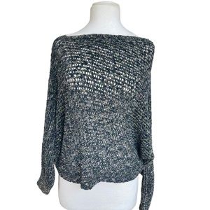 Free People Small Dolman Sleeve Open Knit Sweater Long Sleeved